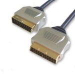 SCART CABLE TO SCART GOLD-PLATED 10m