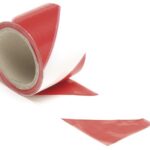 RED/WHITE SAFETY TAPE - 100m
