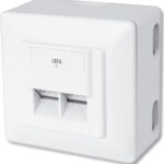 ΠΡΙΖΑ ΔΙΚΤΥΟΥ 8C ΔΙΠΛΗ ΕΞΩΤΕΡΙΚΗ ΑΥΤΟΚΟΛΛΗΤΗ CAT6