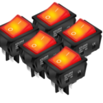 ILLUMINATED RED SWITCH ON/OFF 220V