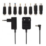 UNIVERSAL SWITCHING MODE REGULATED ADAPTER - OUTPUT: 12 TO 22VDC + 5V USB OUTPUT
