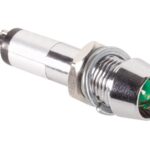 NEON LAMP CHROME GREEN 210 - 230V