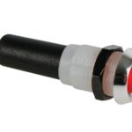 PANEL CONTROL LAMP CHROME / RED