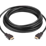 HIGH SPEED HDMI® 2.0 WITH ETHERNET HDMI PLUG TO HDMI PLUG CABLE - COPPER / BASIC / 10 m / GOLD PLATED / M-M