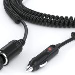 AUTO PLUG (CIGARETTE) EXTENSION CORD (1m SPIRAL WIRE)