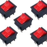 ON/OFF SWITCH 2 POSITIONS RED WITH Ι/Ο INDICATION 220V
