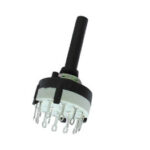 ROTARY SWITCH 2CON- 6POS SOLDER