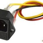 AC PLUG FOR POWER SUPPLY IEC320