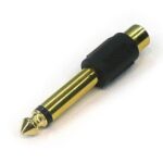 ADAPTOR ΑΠΟ JACK6.35mm ΑΡΣ. ΣΕ JACK3.5mm ΘΗΛ.ΕΠΙΧΡΥΣΟ STEREO