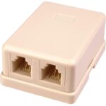 ADHESIVE OUTLET RJ11 4C