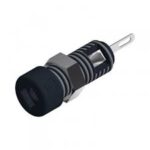 BANANA SOCKET MBI1 2.0mm HIRSCHMANN BLACK