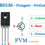 BD136 PNP 45V 1A 8W TO126