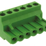 PCB PLUG CONNECTOR FEMALE 6 POLES. 300V/10A