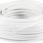 FLAT TELEPHONE CABLE 4C WHITE