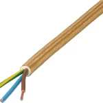 FLEXIBLE MULTICORE POWER CABLE NYL 3x1mm² BLACK