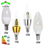 CANDLE BULB WITH LED 7W/230V E14 (50W) 6500K