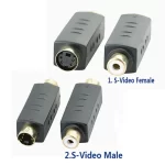 ADAPTOR ΑΠΟ S-VHS 4P ΘΗΛ. E ΣΕ RCA ΘΗΛ.