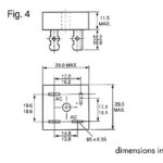 BRIDGE 400V-15A (MB154 OR EQ. MB104) FASTON