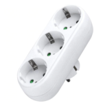 POWERBLOCK WITH ON-OFF SWITCH 3-WAY OUTLETS WITHOUT CABLE