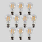 RETRO STYLE SPHERICAL BULB WITH FILAMENT LED 8W/220V E27 3000K