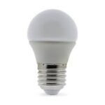 SMALL SPHERICAL BULB WITH DAYLIGHT LED 5.5W/220V E27