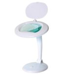 DESK LAMP WITH MAGNIFYING GLASS 3 DIOPTRE - 22W - WHITE