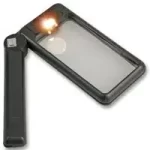 ILLUMINATED MAGNIFIER WITH CASE - 2x/6x