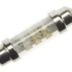 BLUE 12V LED CAR BULB. 6 LEDS (2pcs/blister)