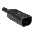 AC CONNECTOR MALE, CABLE-MOUNT TYPE 10A