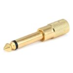 6.35mm JACK MONO FEMALE. GOLD
