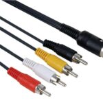 5-PIN DIN CABLE TO 4xRCA (1.8m)
