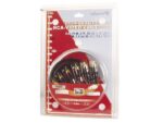 HIGH-QUALITY RCA (COMPONENT-) VIDEO CABLE 1.5m. 2x 3 GOLD-PLATED RCA CONTACTS. GBR COLOUR MARK. METAL. BLACK - Image 2