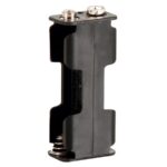 BATTERY HOLDER FOR 2 x AA-CELL (WITH SNAP TERMINALS)