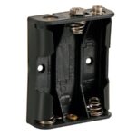BATTERY HOLDER FOR 3 x AA-CELL (WITH SNAP TERMINALS)