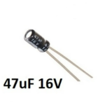 ELECTROLYTIC CAPACITOR 47μF/16V 105degC
