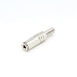 3.5mm JACK STEREO FEMALE. SILVER