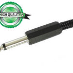 6.35mm JACK MONO MALE. BLACK