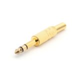 6.35mm JACK STEREO MALE. GOLD