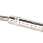 6.5mm JACK STEREO FEMALE. SILVER