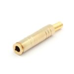 6.5mm JACK STEREO FEMALE. GOLD