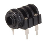 6.35mm JACK MONO FEMALE. PCB OR CHASSIS MOUNT