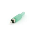 RCA PLUG MALE GREEN