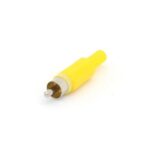 RCA PLUG MALE YELLOW