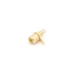 RCA PLUG FEMALE YELLOW. GOLD-PLATED. CHASSIS MOUNT