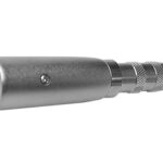 3P XLR PLUG TO 6.35mm JACK SOCKET MONO - NICKEL FINISH