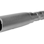 3P XLR PLUG TO 6.35mm JACK SOCKET STEREO - NICKEL FINISH