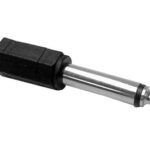 FEMALE 3.5mm MONO JACK TO MALE 6.35mm MONO JACK