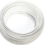 LOUDSPEAKER NOMINAL SECTION O.50MM² MULTI WIRE CU DOUBLE PVC INSULATION WHITE