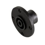 PROF. LOUDSPEAKER CONN.(F) CHASSIS ROUND - 4 PINS
