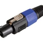 PROFESSIONAL MALE LOUDSPEAKER CONNECTOR - PLUG IN BLISTER
